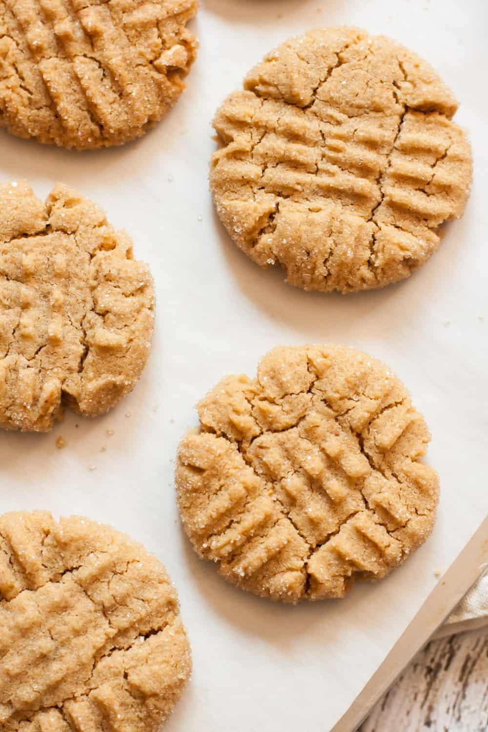 Plant-based peanut butter cookies