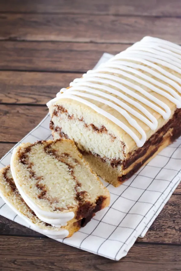 Gluten-free cinnamon swirl cake