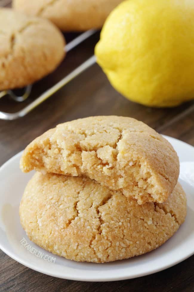 Lemon paleo cookies