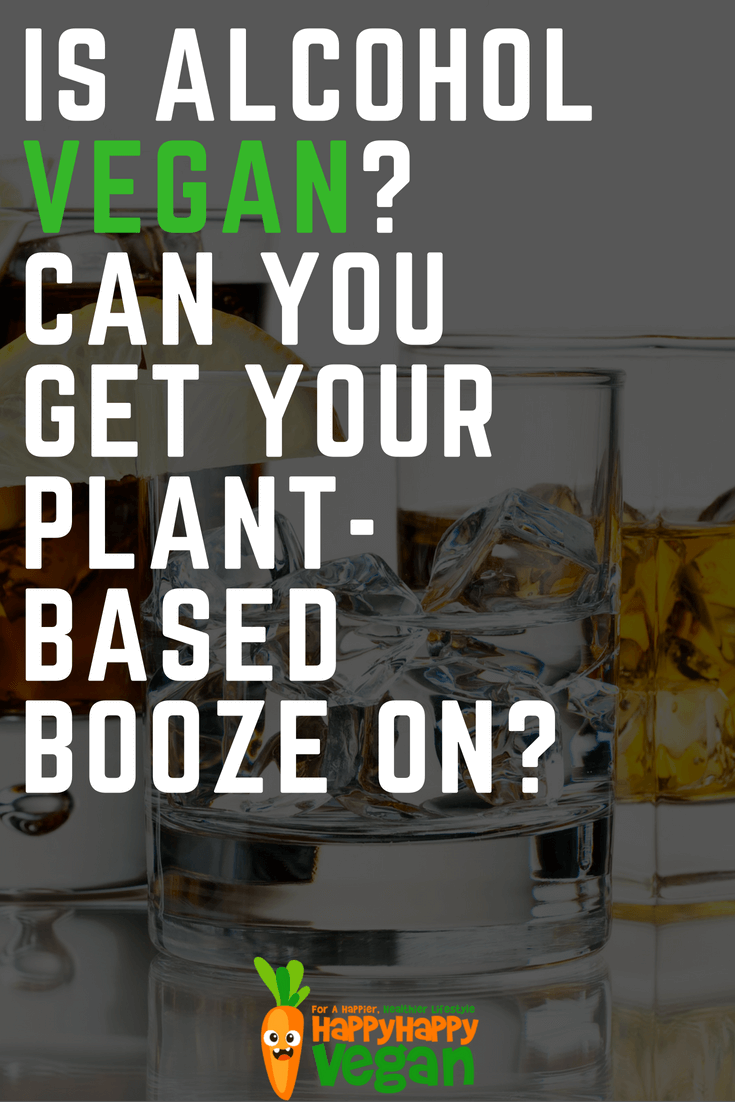 Pinterest image for "can vegans drink alcohol?" post