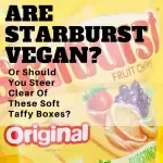 Pinterest image for "Can vegans eat Starburst?" post