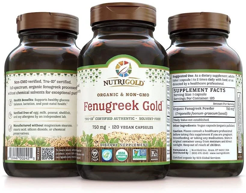 fenugreek gold nutrigold best vegan postnatal supplement