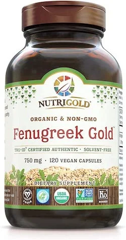 nutrigold organic fenugreek gold postnatal vegan supplement