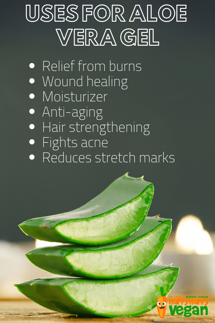 uses for pure natural aloe vera gel