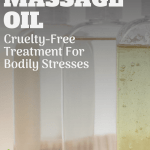 best vegan massage oil pinterest image