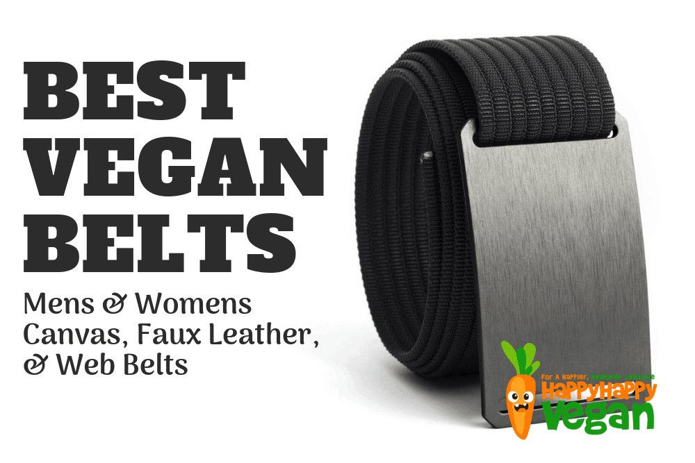Vegan Belts: Mens & Womens Canvas, Faux Leather, & Web Belts